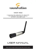 soundsation WDX-100 User Manual preview