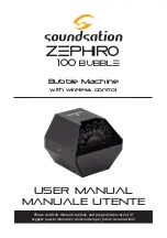 soundsation ZEPHIRO 100 BUBBLE User Manual preview