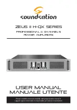 Предварительный просмотр 1 страницы soundsation ZEUS II H-2600QX User Manual