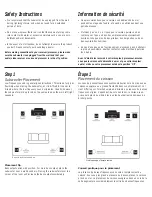 Preview for 2 page of Soundstage BFX8 Instruction Manual