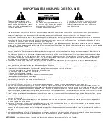 Предварительный просмотр 3 страницы Soundstage STAGE SUB 15 Instruction Manual