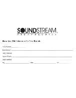 Preview for 6 page of Soundstream DVD Entertainment system User Manual