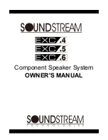 Soundstream EXC.4 Owner'S Manual предпросмотр