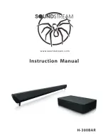 Предварительный просмотр 1 страницы Soundstream H-300BAR Instruction Manual