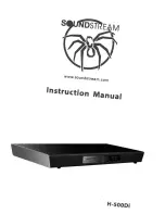 Preview for 1 page of Soundstream H-500Di Instruction Manual