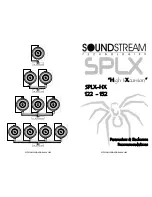 Preview for 1 page of Soundstream High EXcursion SPLX-HX 122-152 Parameter Manual