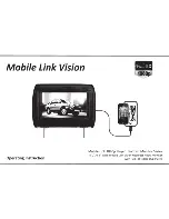 Soundstream Mobile Link 1080p Player Headrest Monitor Series Operating Instruction предпросмотр