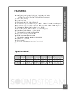 Предварительный просмотр 4 страницы Soundstream PCA1000D Owner'S Manual