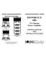 Soundstream Reference Series 405S Installation Manual preview