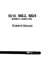 Soundstream REFERENCE SS12 Owner'S Manual preview