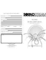 Soundstream SM16-90 Owner'S Manual preview