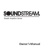 Preview for 1 page of Soundstream Stealth 1200D Owner'S Manual