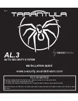 Preview for 1 page of Soundstream Tarantula AL.3 Installation Manual