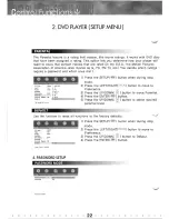 Preview for 22 page of Soundstream TFT LCD DVD Player User Manual