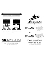 Soundstream USA-204 Owner'S Manual And Installation Manual preview