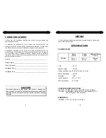 Preview for 2 page of Soundstream USA 305 Owner'S Manual And Installation Manual