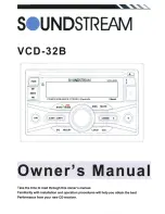 Soundstream VCD-32B Owner'S Manual предпросмотр