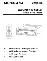 Soundstream VDVD-150 Owner'S Manual preview