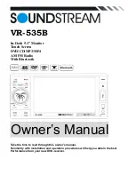 Soundstream VR-535B Owner'S Manual предпросмотр