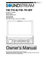 Soundstream VR-701B Owner'S Manual предпросмотр