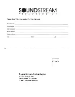 Предварительный просмотр 33 страницы Soundstream VR-732 Owner'S Manual