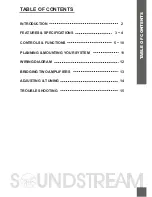 Preview for 3 page of Soundstream X3.60 Owner'S Manual