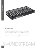 Preview for 4 page of Soundstream X3.60 Owner'S Manual