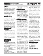 Preview for 2 page of SoundTube CM500i Technical Information