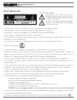 Preview for 2 page of SoundTube MA3501t Installation Manual