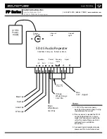 Предварительный просмотр 3 страницы SoundTube Motion Sensor FP Series Install Instructions