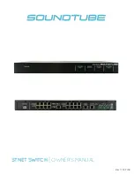 SoundTube STNet-Switch Owner'S Manual предпросмотр