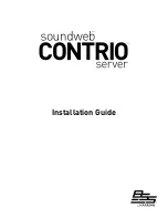 Soundweb Contrio Installation Manual preview