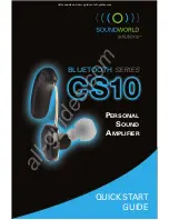 Soundworld BLUETOOTH Series Quick Start Manual предпросмотр