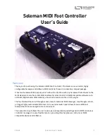 Source Audio Soleman User Manual preview