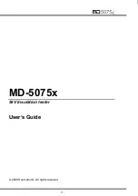 Sourcetronic MD-5075 Series User Manual предпросмотр