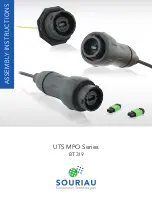 SOURIAU UTS MPO Series Assembly Instructions Manual preview