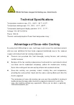 Preview for 5 page of SousVide SV96 Operating Manual