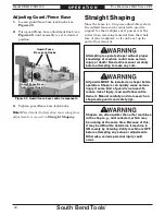 Preview for 34 page of South Bend Tools SB1119 Owner'S Manual