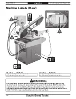 Предварительный просмотр 86 страницы South Bend Tools SB1122 Owner'S Manual