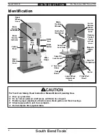 Preview for 4 page of South Bend Tools SB1123 Owner'S Manual