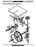 Предварительный просмотр 57 страницы South bend 14" METAL CUTTING BANDSAW SB1021 User Manual