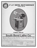 Предварительный просмотр 1 страницы South bend SB1018 Owner'S Manual