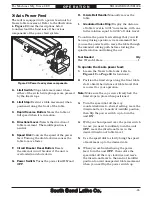 Предварительный просмотр 37 страницы South bend SB1024F Manual Insert