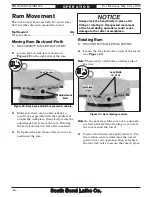 Предварительный просмотр 42 страницы South bend SB1024F Manual Insert