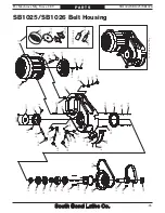 Предварительный просмотр 87 страницы South bend SB1024F Manual Insert