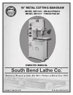 South bend SB1040 Owner'S Manual preview