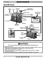 Preview for 4 page of South bend SB1091 Owner'S Manual