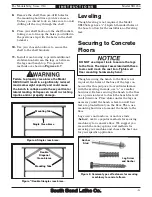 Предварительный просмотр 3 страницы South bend SB1354 Instruction Sheet