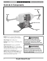 Preview for 4 page of South bend SB1493 Owner'S Manual