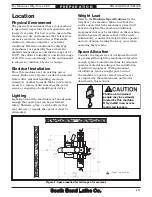 Preview for 21 page of South bend SOUTH BEND LATHE CO.. SB1024 Owner'S Manual